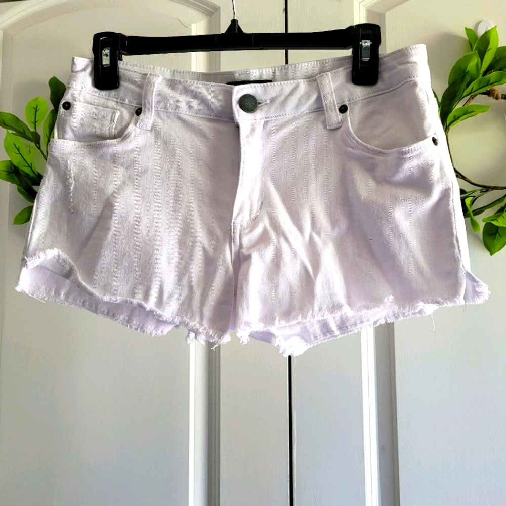 STS BLUE white denim shorts